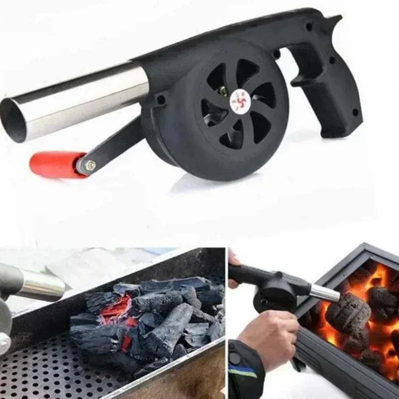 Charcoal Chimney Starter - Açık taşınabilir el Blower ev barbekü