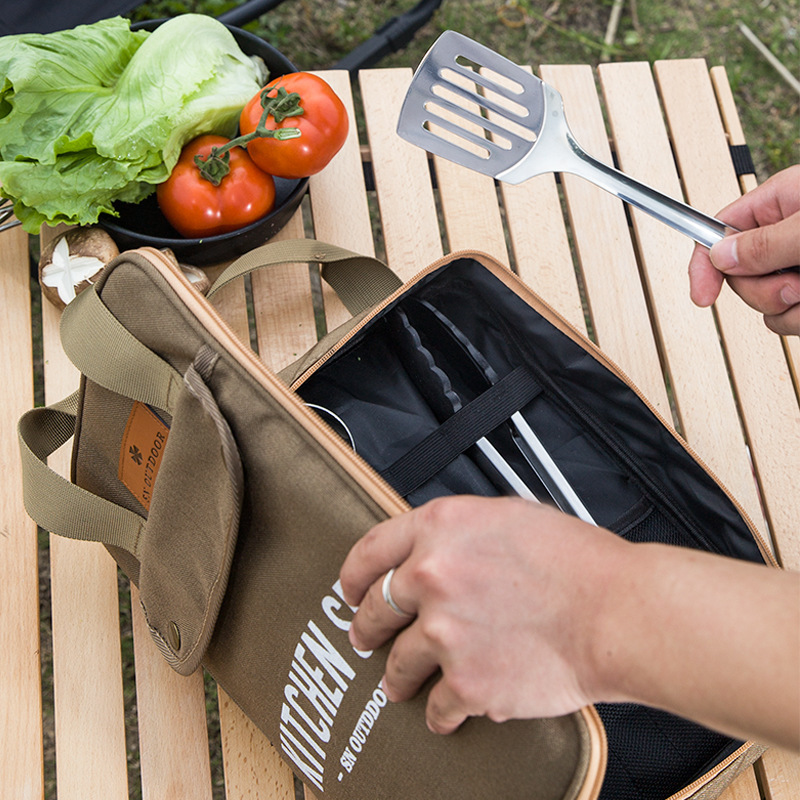 Camping Cooking Pack - 8 adet Kamp Mutfak Tencere Seti