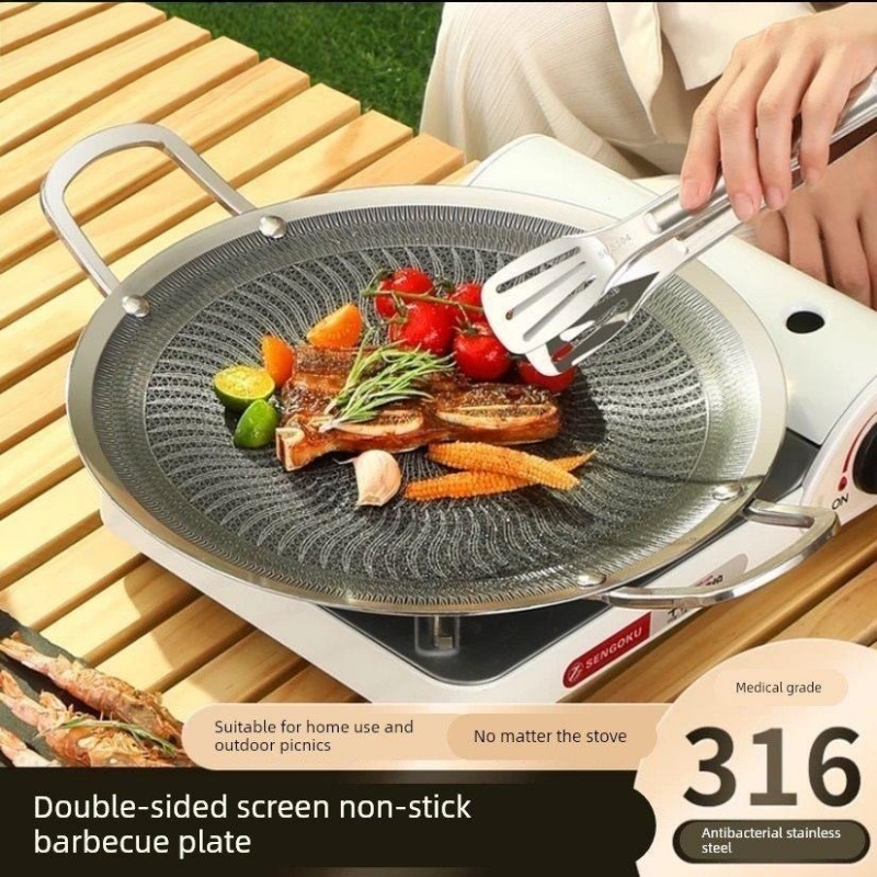 Camping Cooking Gas Stove - 316 Paslanmaz Çelik Çok Fonksiyonlu Pişirme