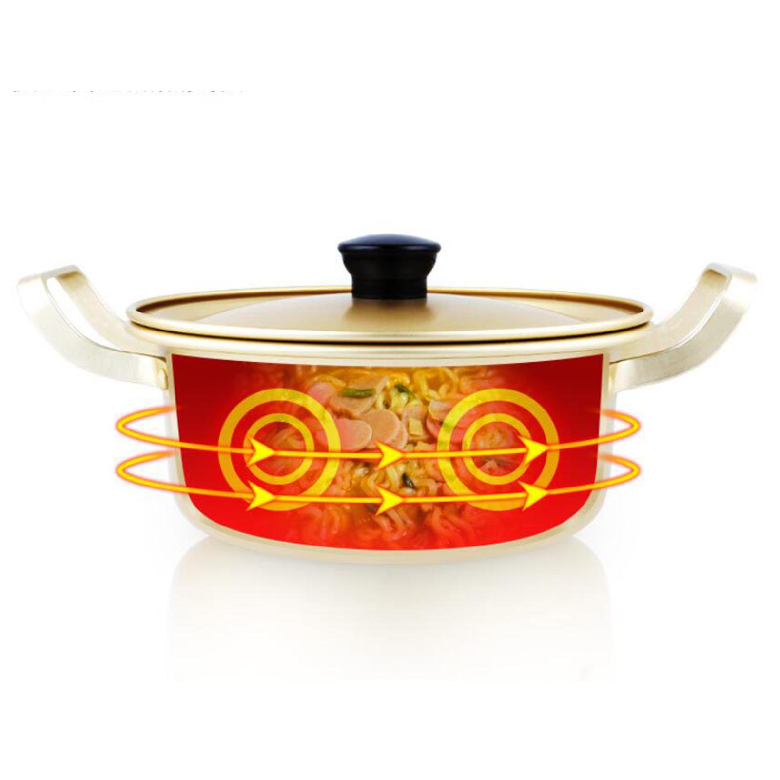 Camping Cooking Noodles - Kore Ramen Eriştesi Tenceresi Çift Saplı