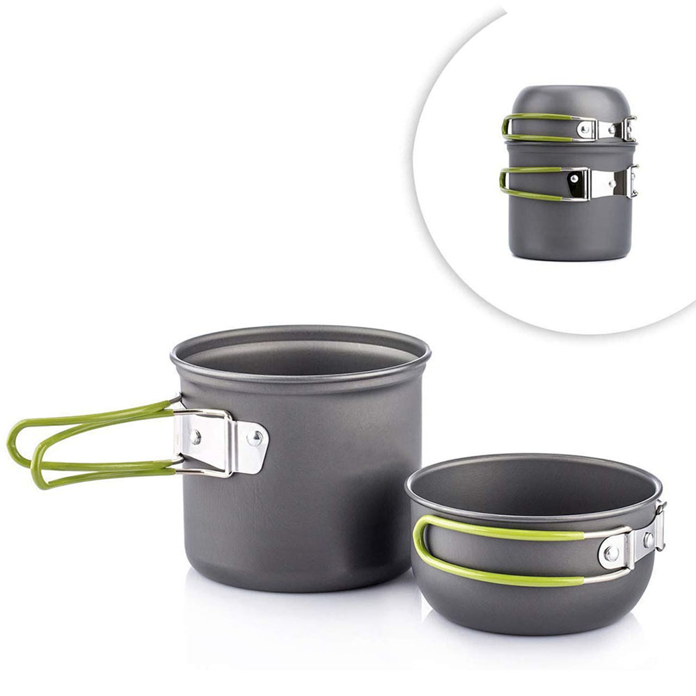 Camping Cooking Pack - Ultralight Kamp Tencere TENCERE SETİ Taşınabilir