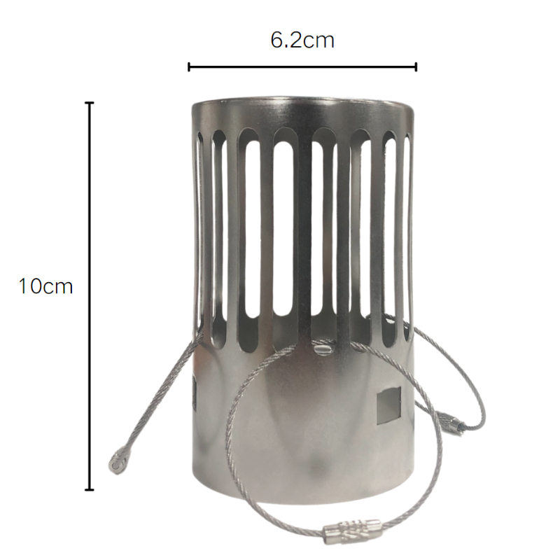 Charcoal Chimney Starter - Kamp odun sobası baca kapağı 62mm
