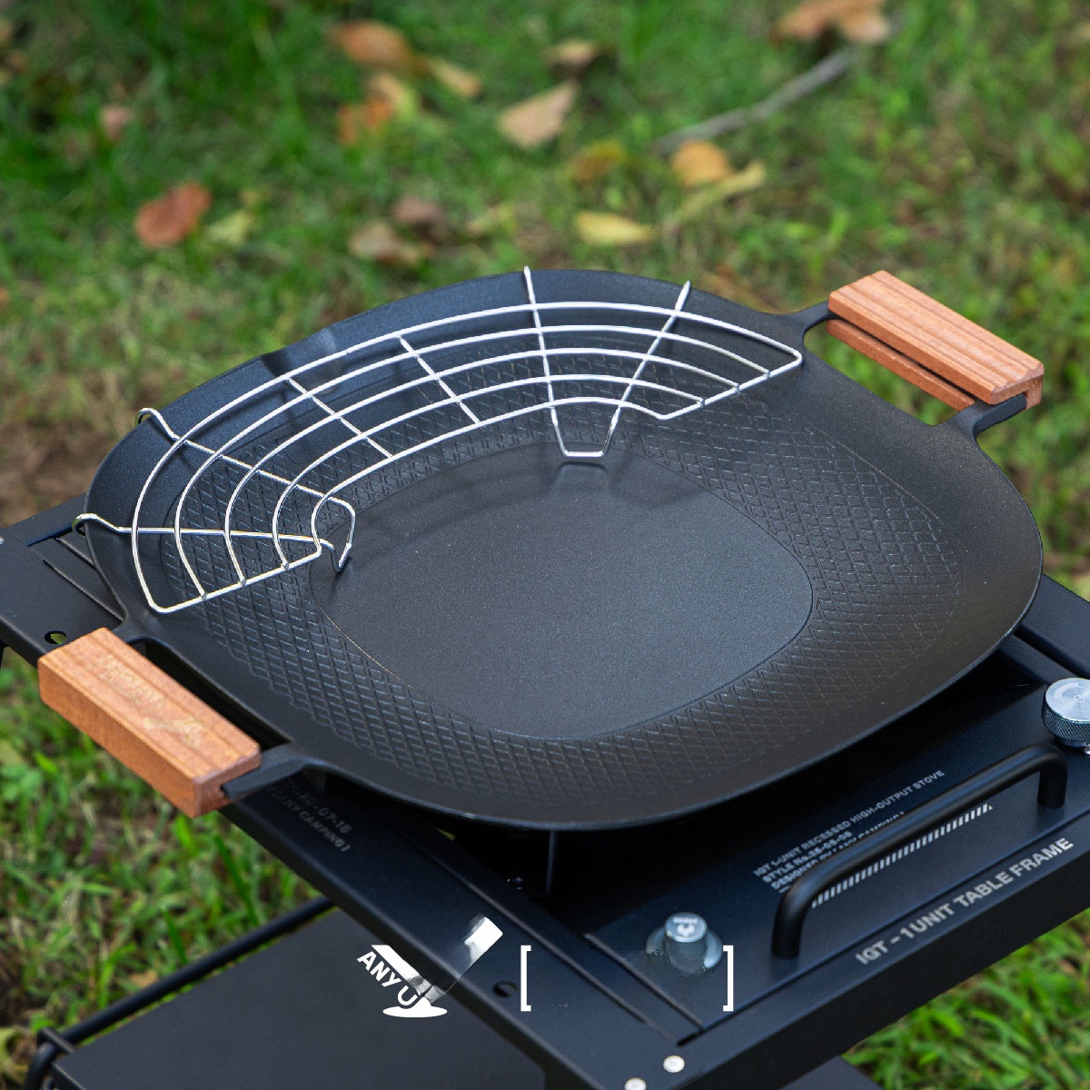 Camping With Cooking - Açık Hava Kampı Barbekü Izgara Tavası