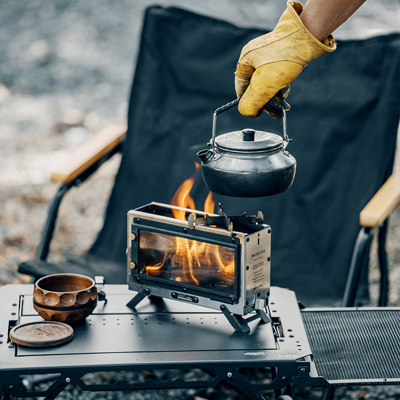 Campfire Cooking - Goout Springhill Odun Sobası Taşınabilir Yakacak