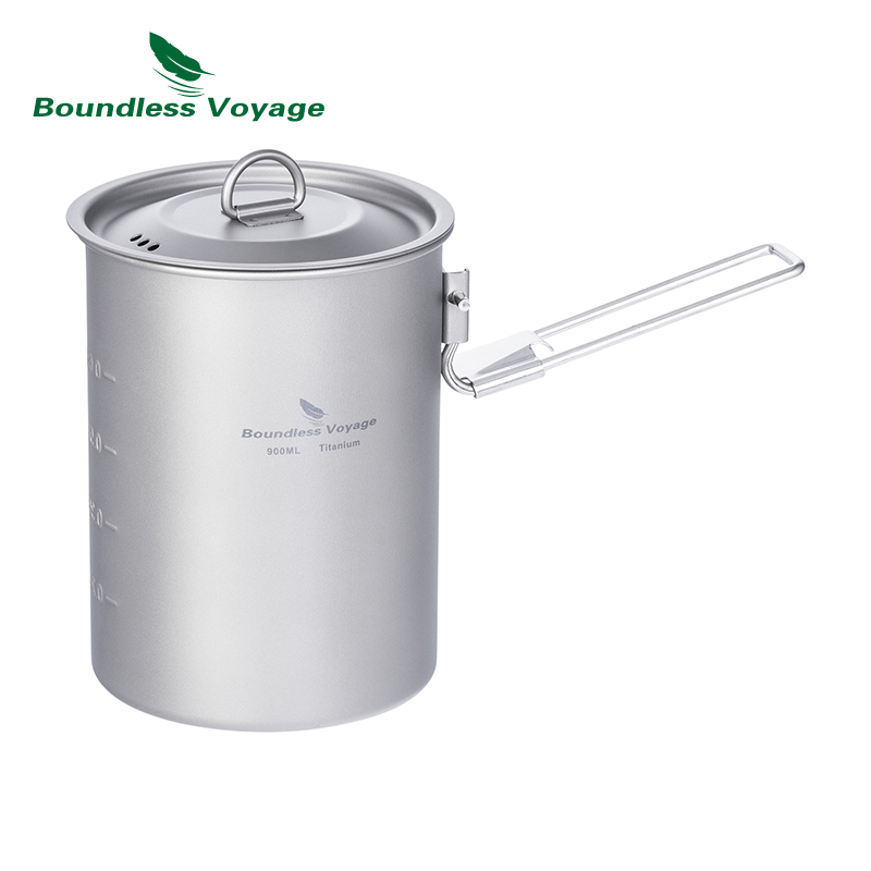 Camping Cooking Handle - Sınırsız Voyage 900 ml Titanyum Pot