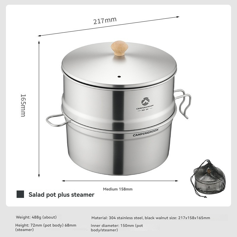 Camping Cooking Snow - CAMPINGMOON S371-C1 Kamp Kar Çekici Buharlı