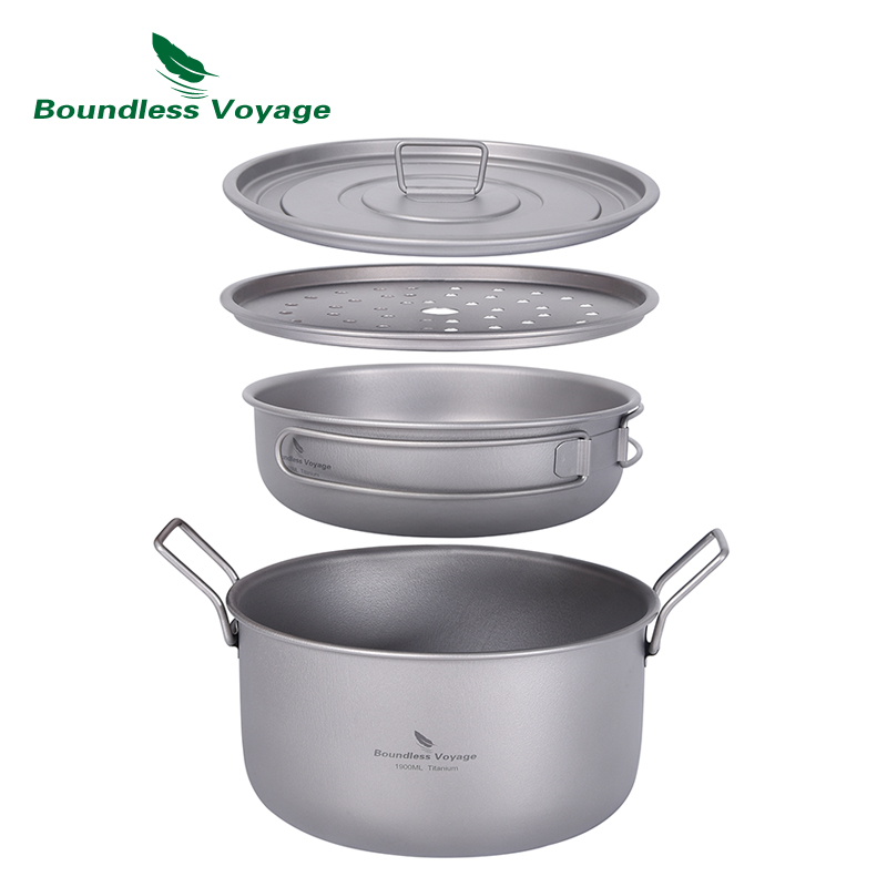 Camping Cooking Pack - Sınırsız Voyage kamp tencere çok fonksiyonlu