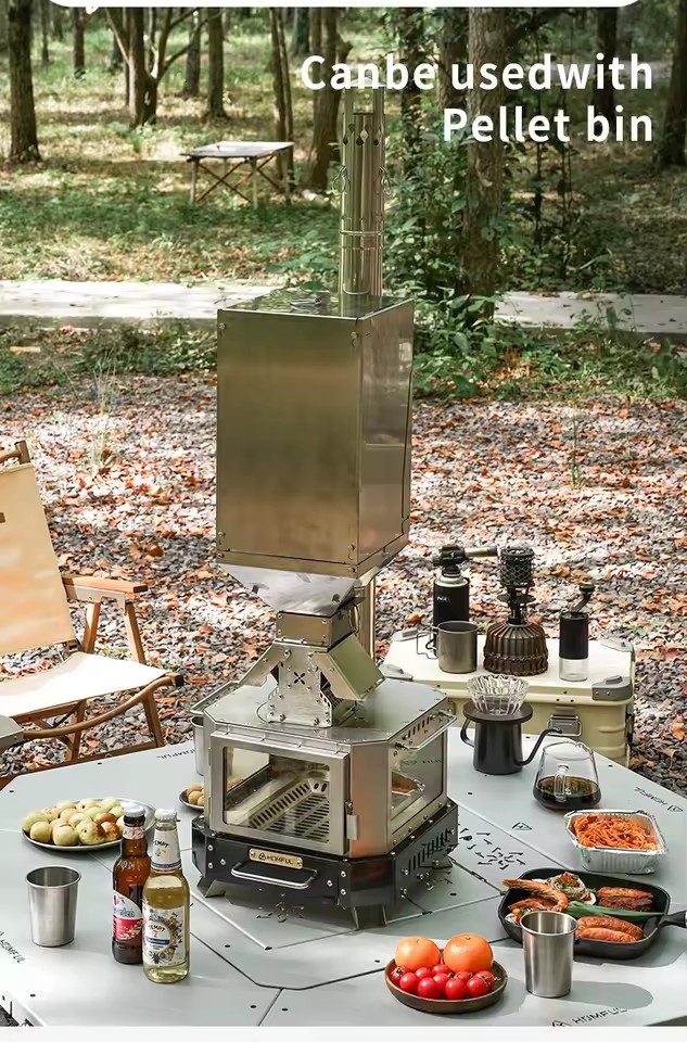 HOMFUL Taşınabilir Odun Sobası - Camping Cooking Pack incelemesi ve fiyatı