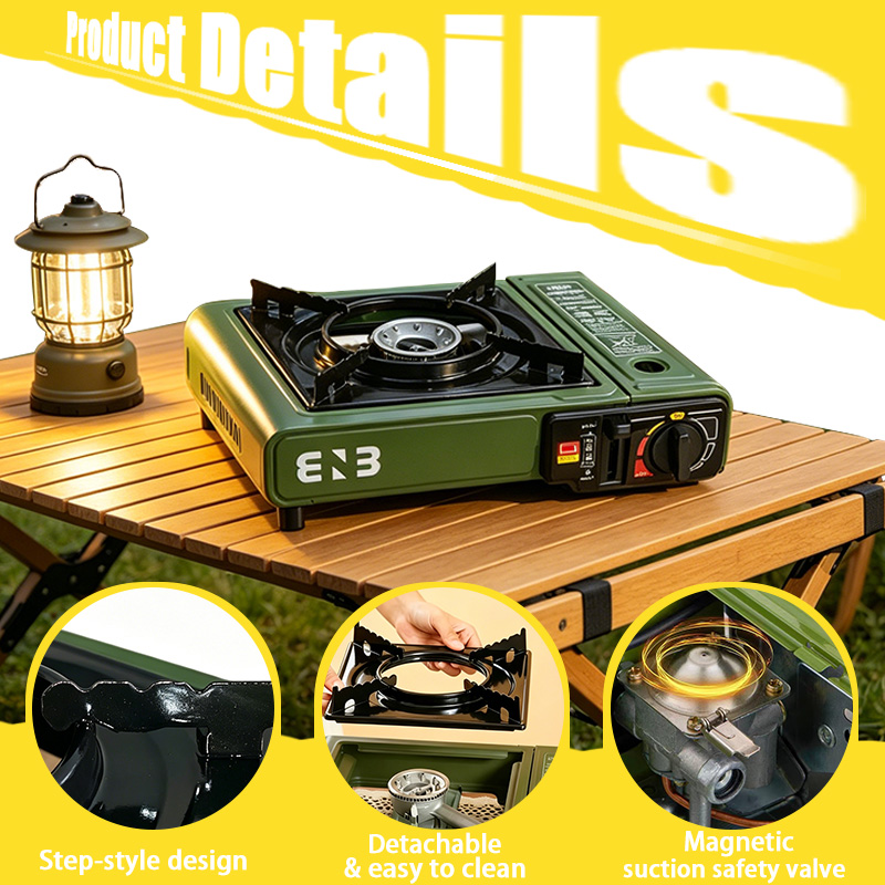 Taşınabilir Bütan Ocak, Taşıma - Camping Cooking Kit Box incelemesi ve fiyatı