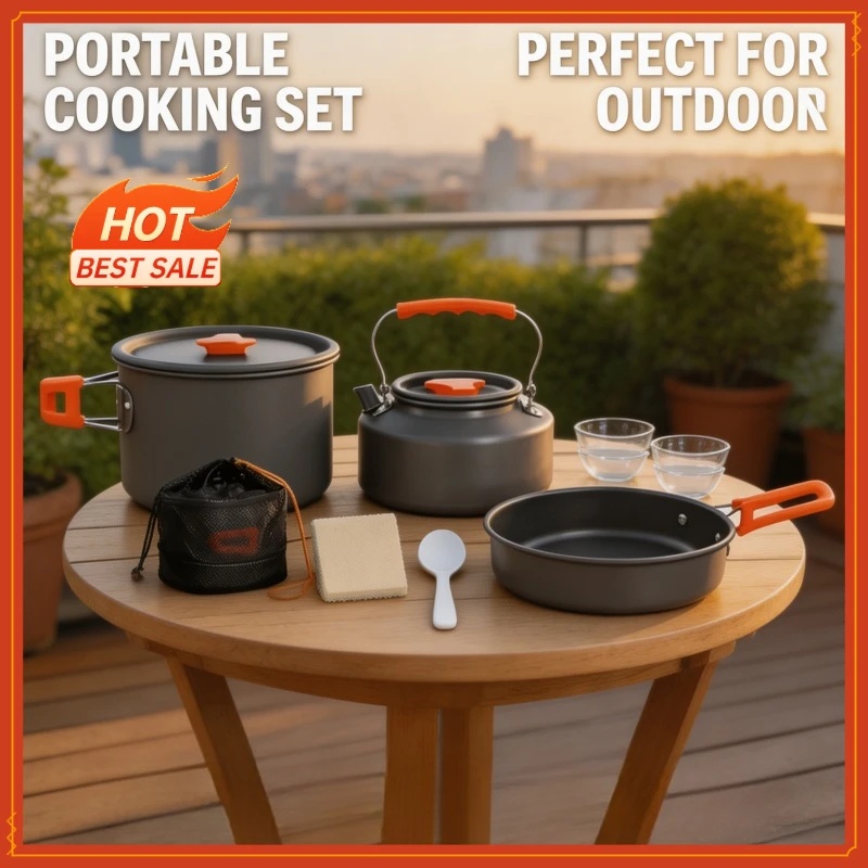 10 Parça Ultra Hafif Alüminyum - Camping Cooking Full Set incelemesi ve fiyatı