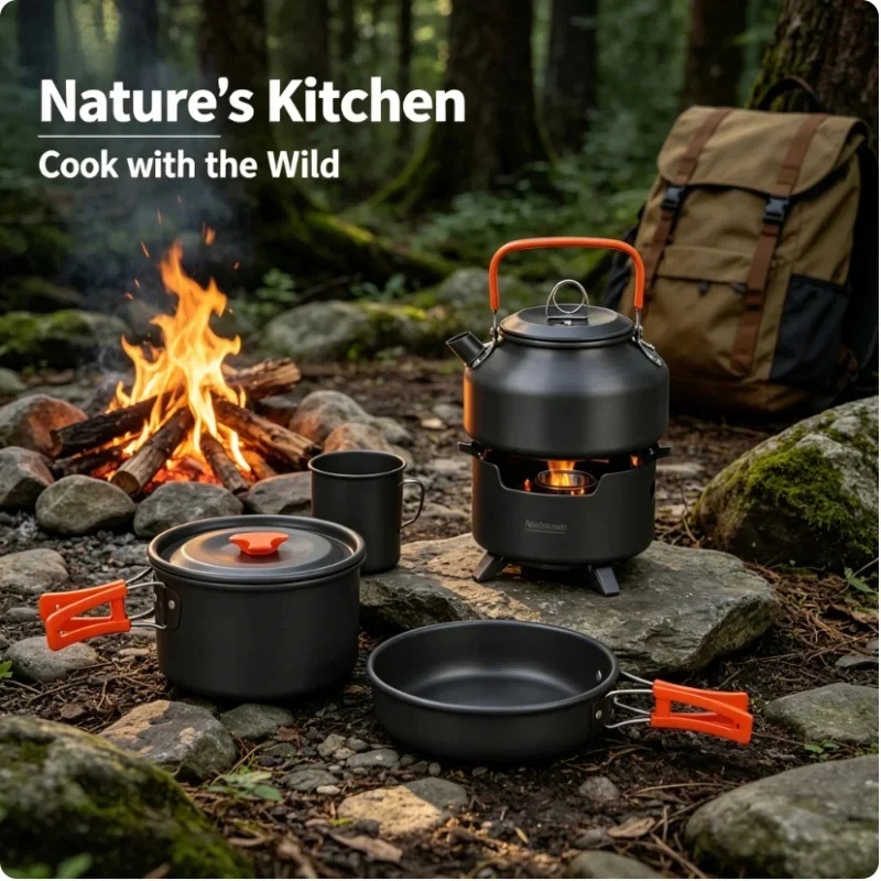10 Parça Ultra Hafif Alüminyum - Camping Cooking Full Set incelemesi ve fiyatı