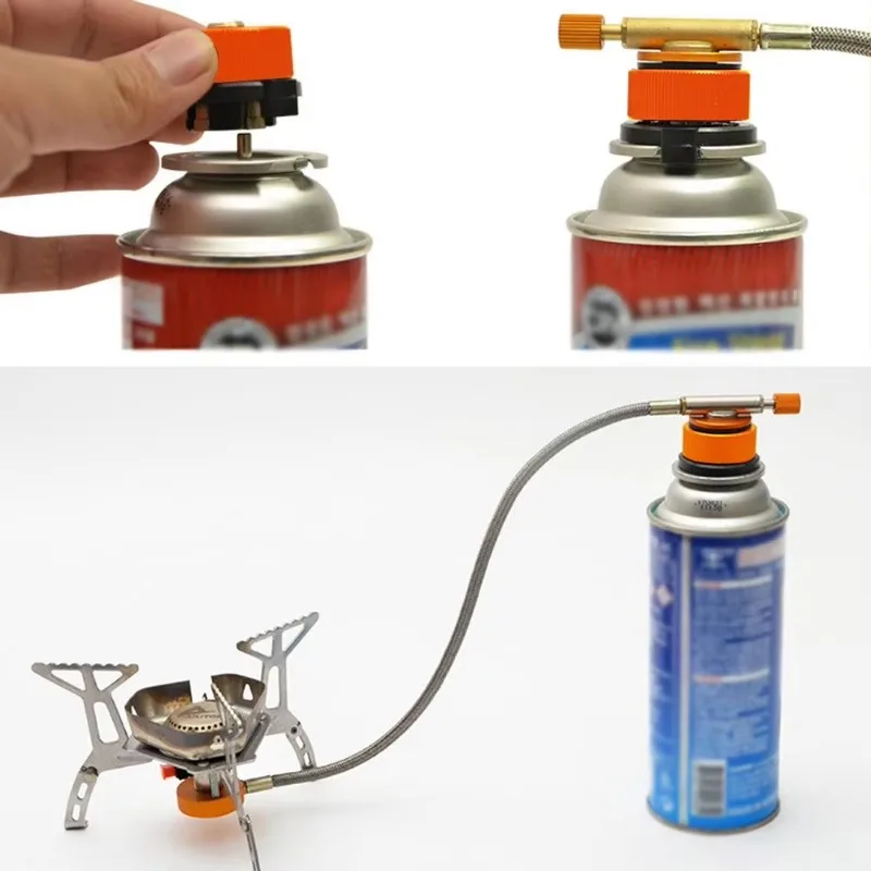 Bütan Teneke Kutu Adaptörü Açı - Camping Cooking Gas Stove incelemesi ve fiyatı