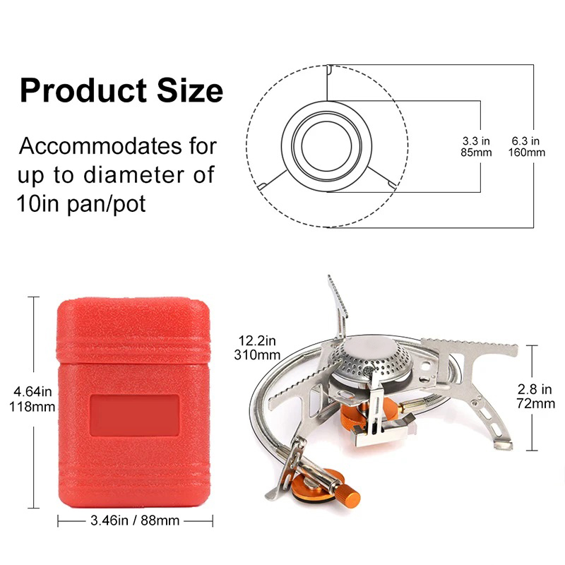 Kamp gaz sobası Taşınabilir Ka - Camping Cooking Gas Stove incelemesi ve fiyatı