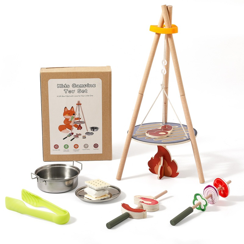 Ahşap Çocuk Kamp Mangal Oyunca - Camping Cooking With Kids incelemesi ve fiyatı