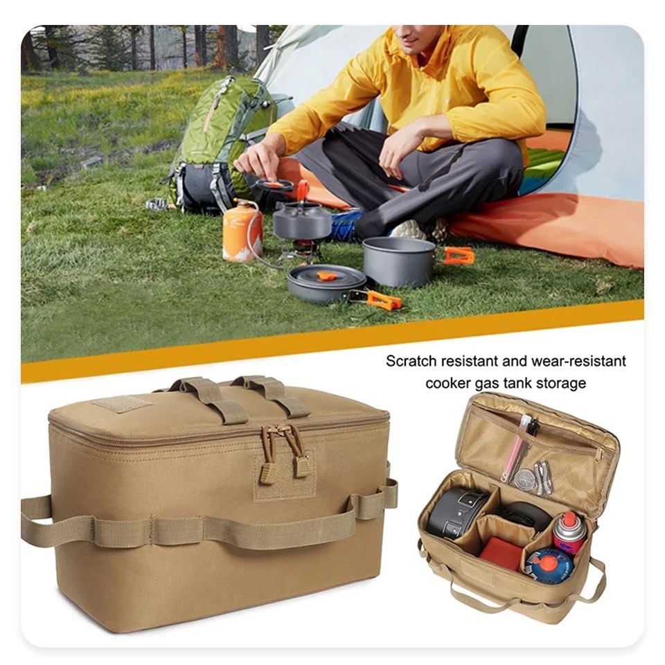 Açık Hava Kamp Gaz Tüpü Saklam - Camping Cooking Set With Bag incelemesi ve fiyatı