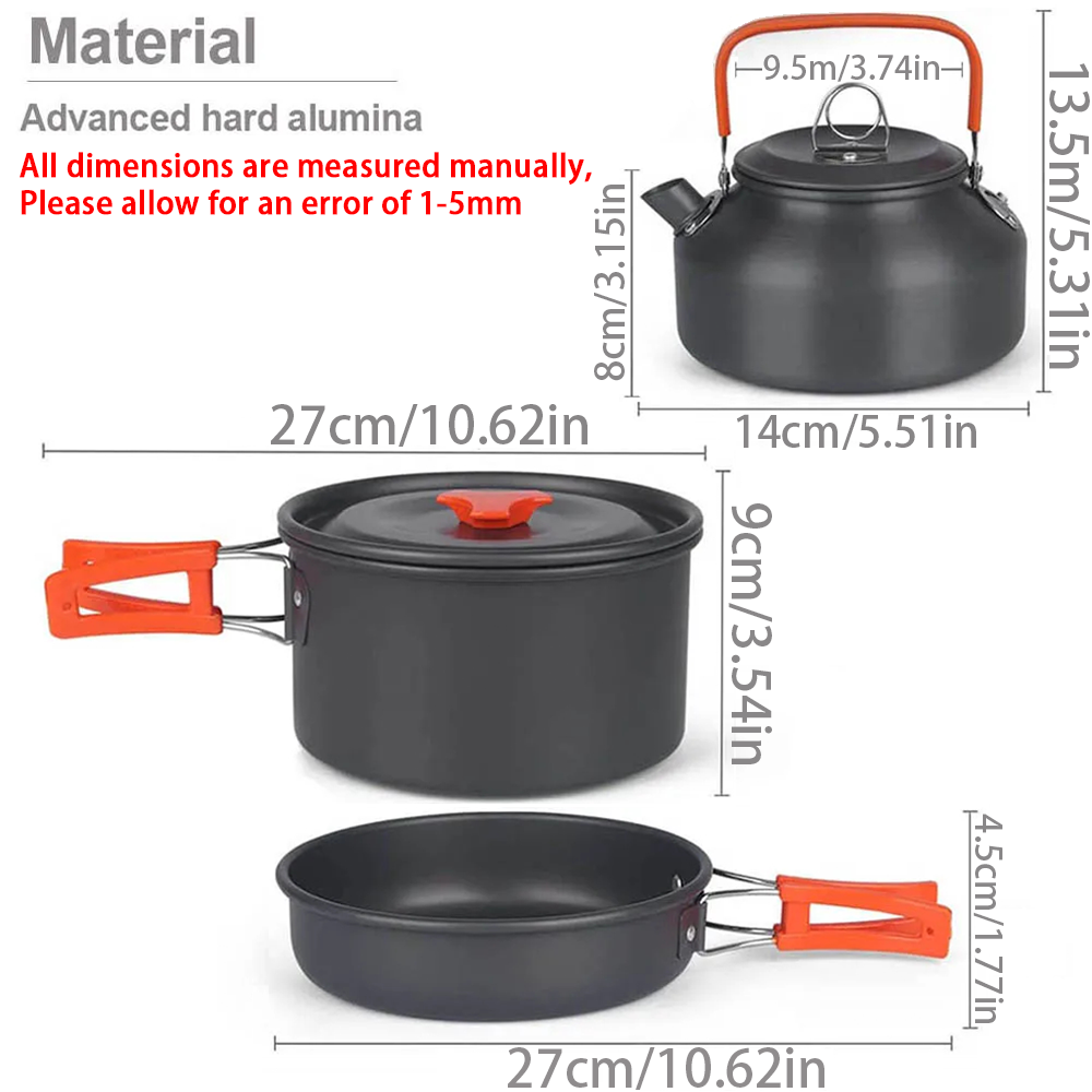 1 adet/1 takım Kamp Tencere Se - Camping Cooking Pack incelemesi ve fiyatı