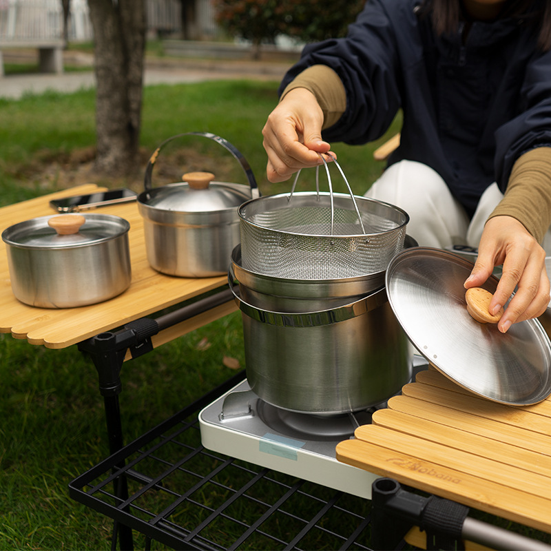 NOBANA Yeni Açık Paslanmaz Çel - Camping Cooking Pack incelemesi ve fiyatı