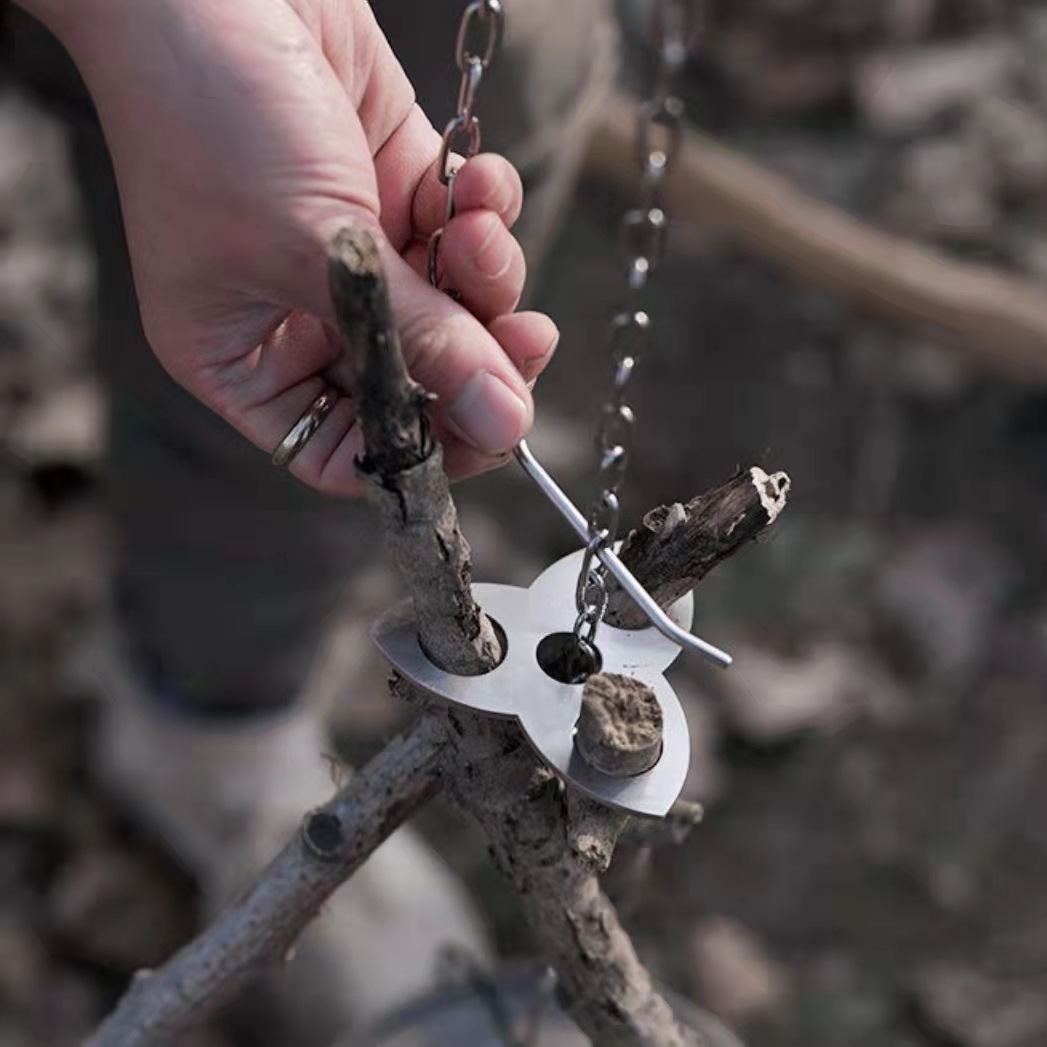 Paslanmaz Çelik Kamp Tripod'u  - Campfire Cooking incelemesi ve fiyatı
