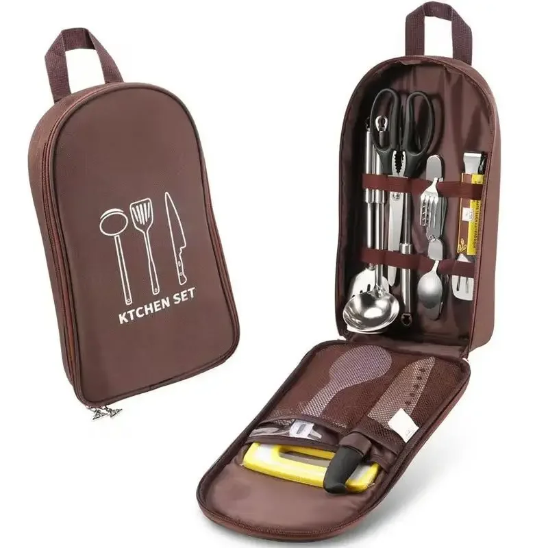 Yürüyüş için uygun, taşınabili - Camping Cooking Set With Bag incelemesi ve fiyatı