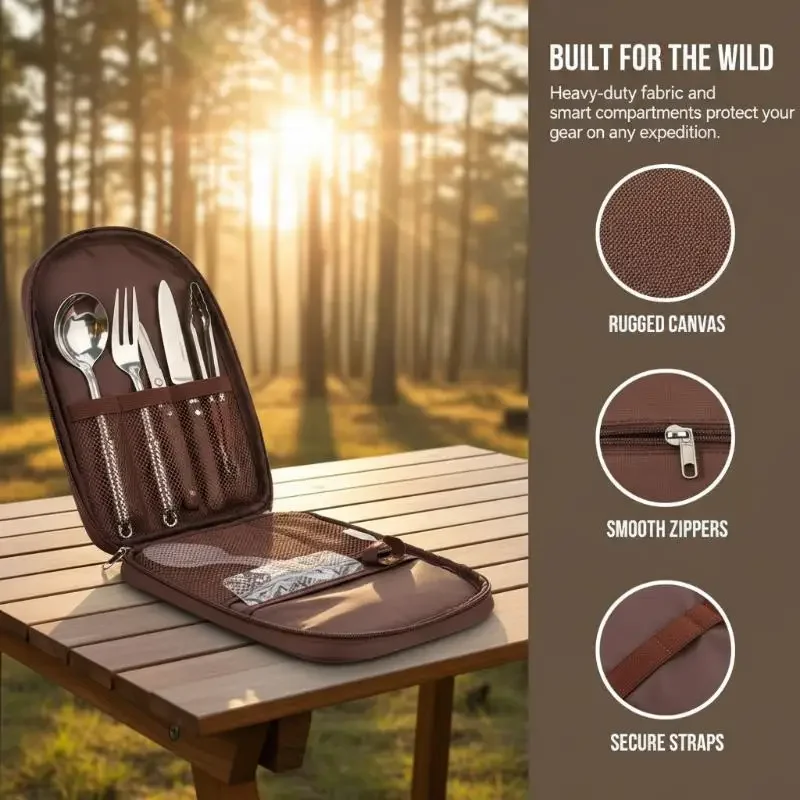 Yürüyüş için uygun, taşınabili - Camping Cooking Set With Bag incelemesi ve fiyatı