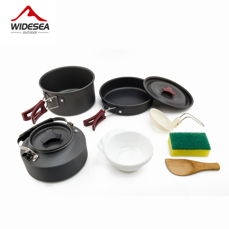 Widesea kamp TENCERE SETİ açık - Camping Cooking Kit Box incelemesi ve fiyatı