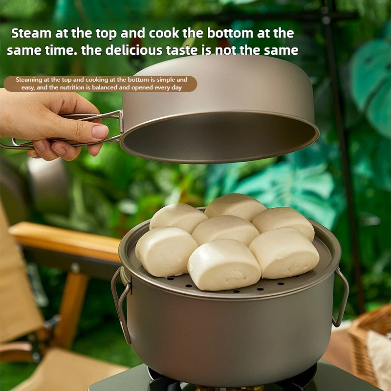 Titanyum Açık Pot Seti Piknik  - Camping Cooking Set With Bag incelemesi ve fiyatı