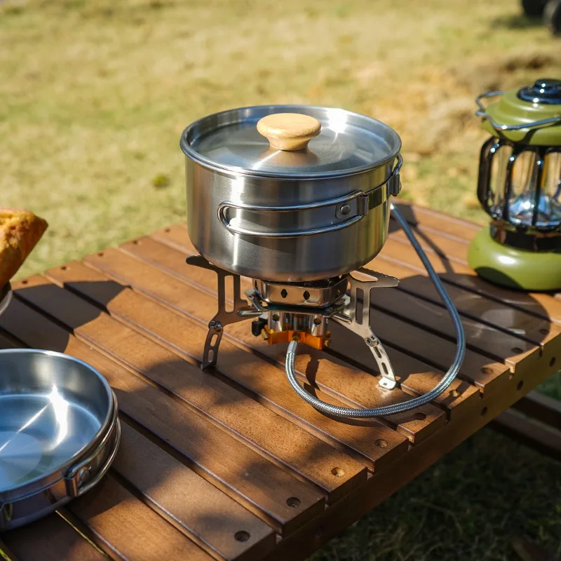 Açık Katlanır TENCERE SETİ Pas - Camping Cooking Kit Box incelemesi ve fiyatı